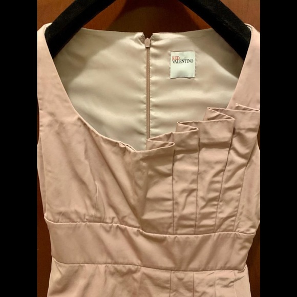 Pink pleated taffeta Red Valentino dress! - Picture 2 of 4